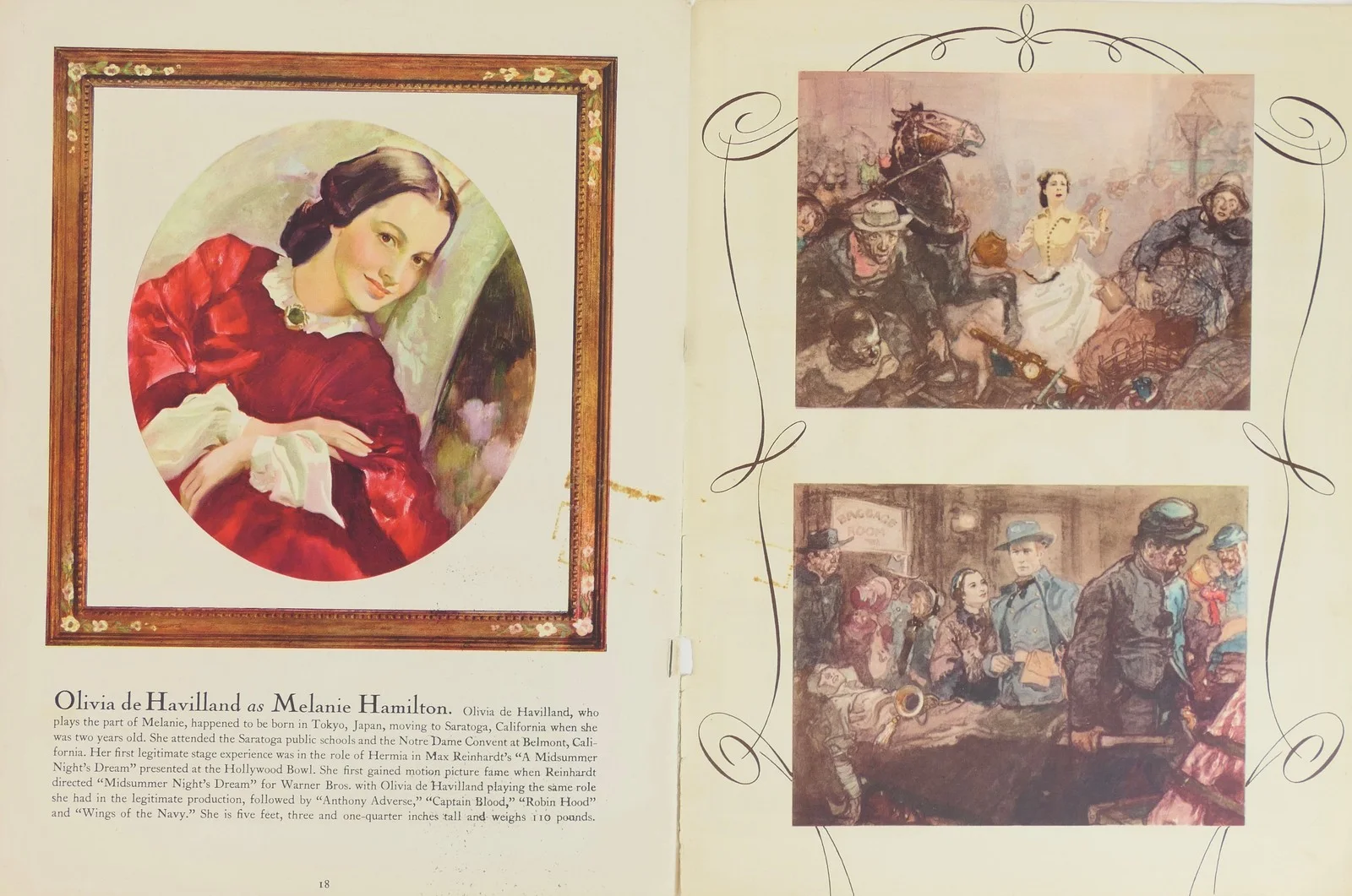 LEIGH, Vivien.: "Gone with the Wind" Signed Southern Edition Souvenir Program, image 4