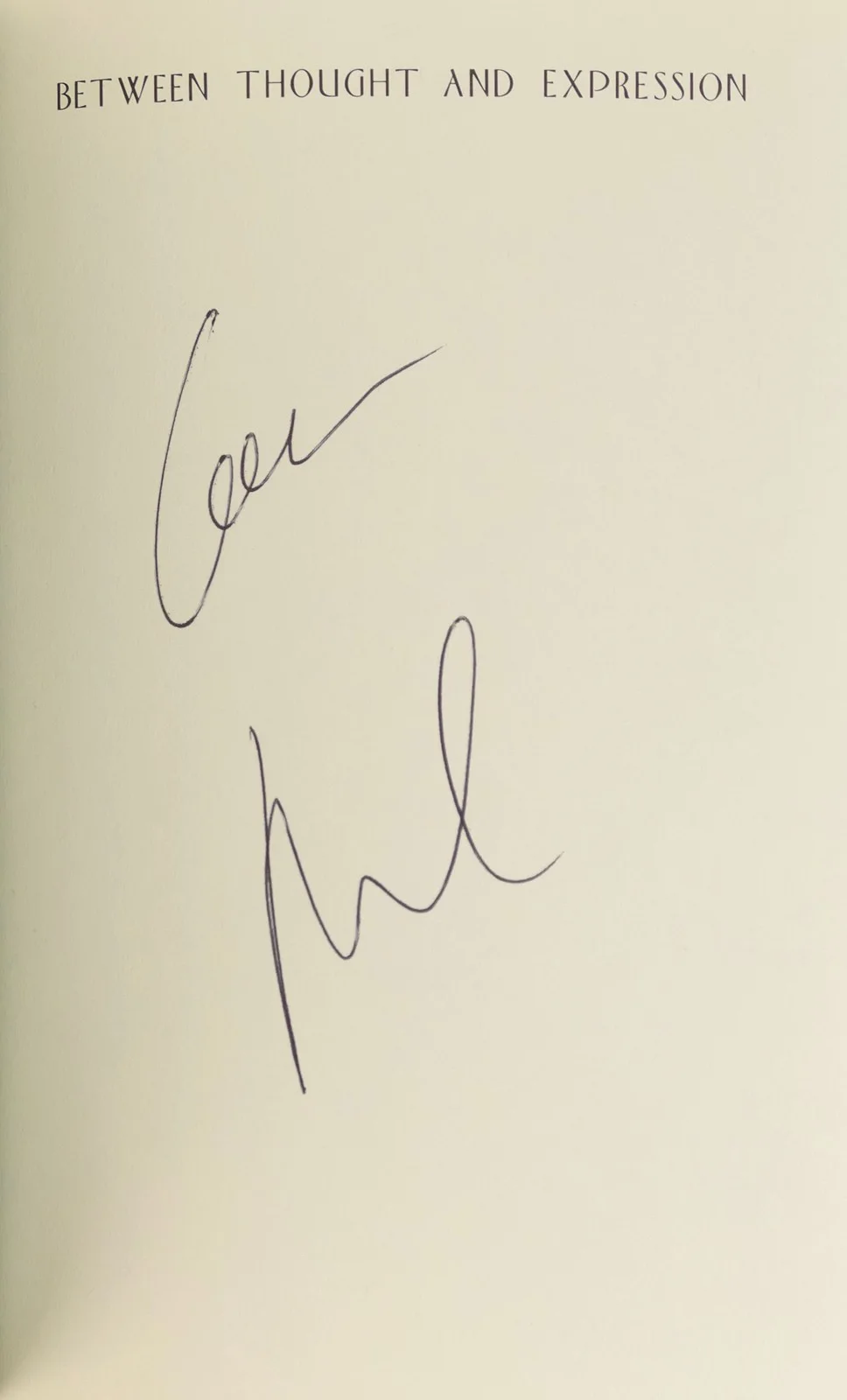 REED, Lou: "Between Thought and Expression: Selected Lyrics " -SIGNED, image 2