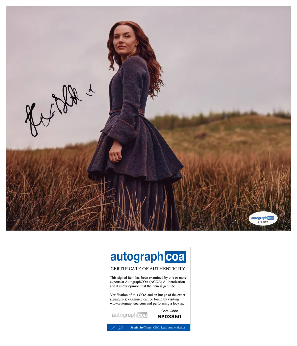 Harriet Slater Outlander Blood Autographed Signed 8x10 Photo ACOA, image 2