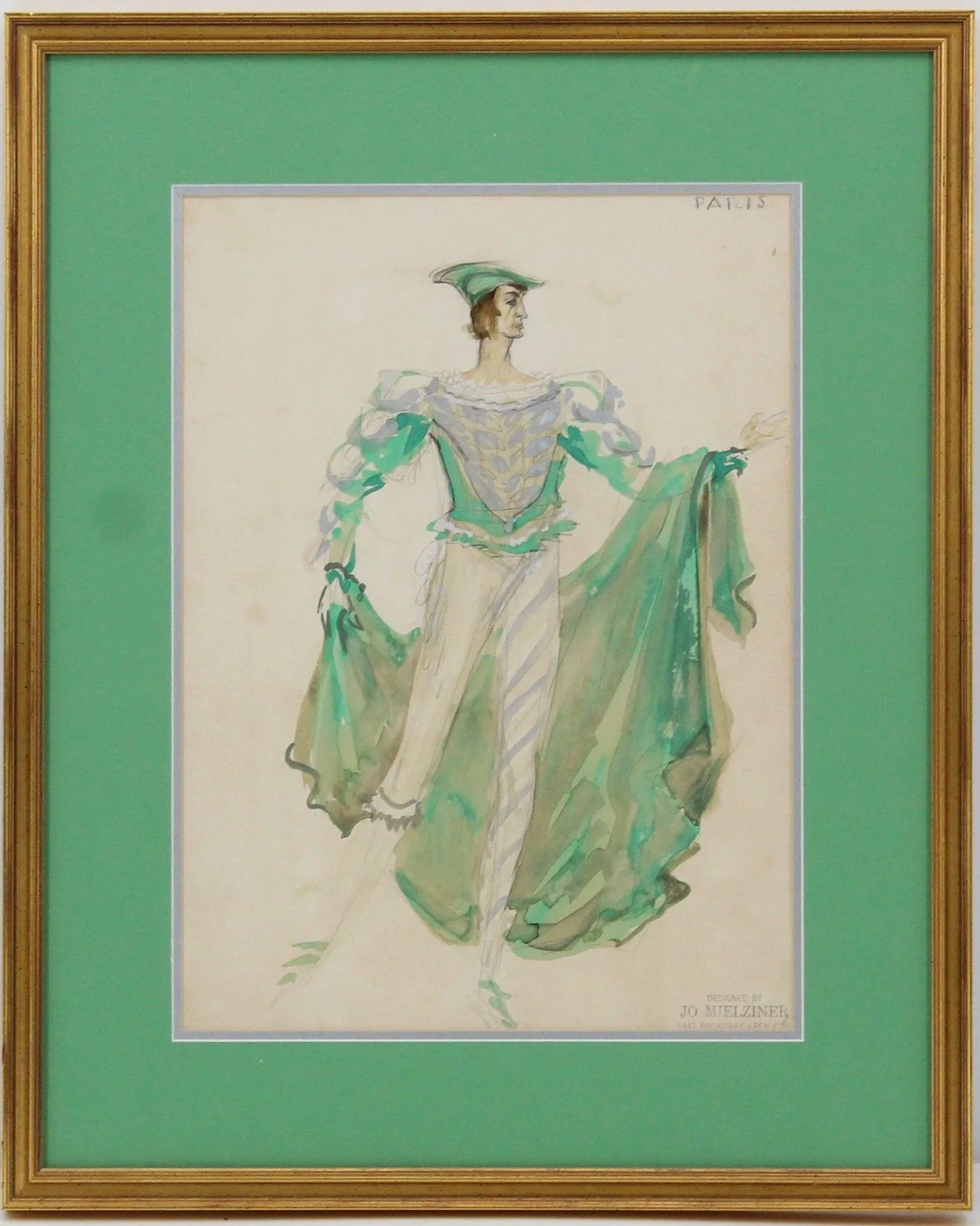 MIELZINER, Jo. Two Costume Designs for Romeo & Juliet, 1934, image 2