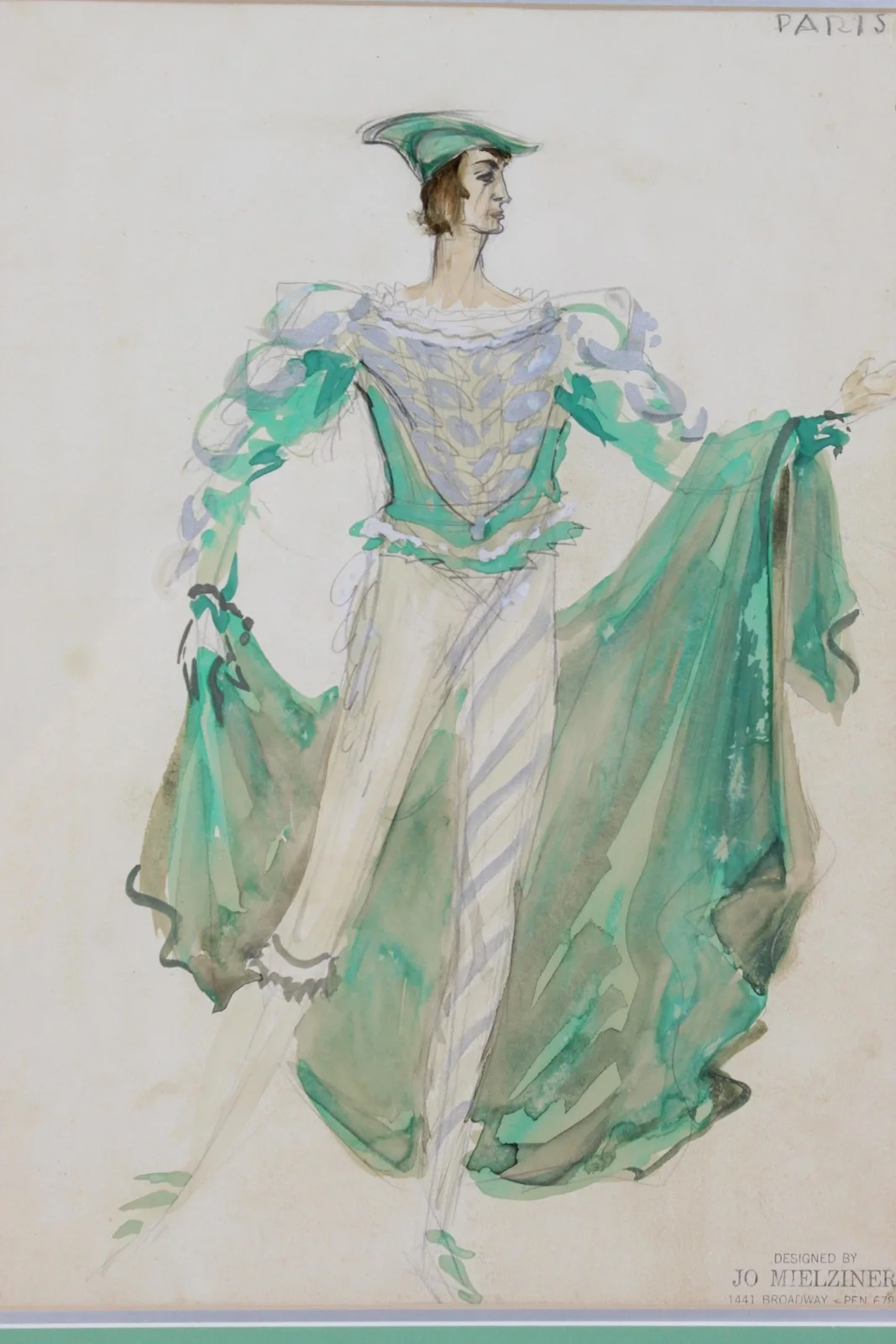 MIELZINER, Jo. Two Costume Designs for Romeo & Juliet, 1934, image 3