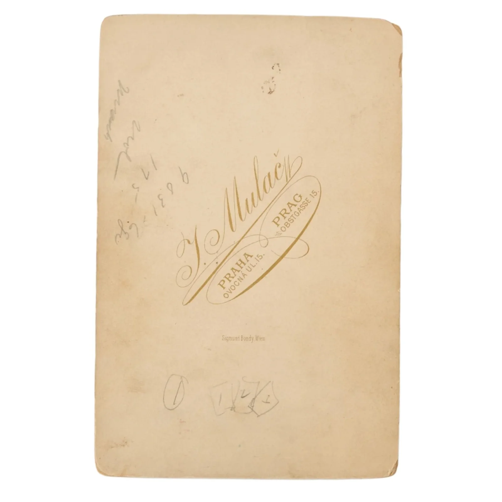 DVORÁK, Antonín Leopold .: Signed abinet Photograph, image 2