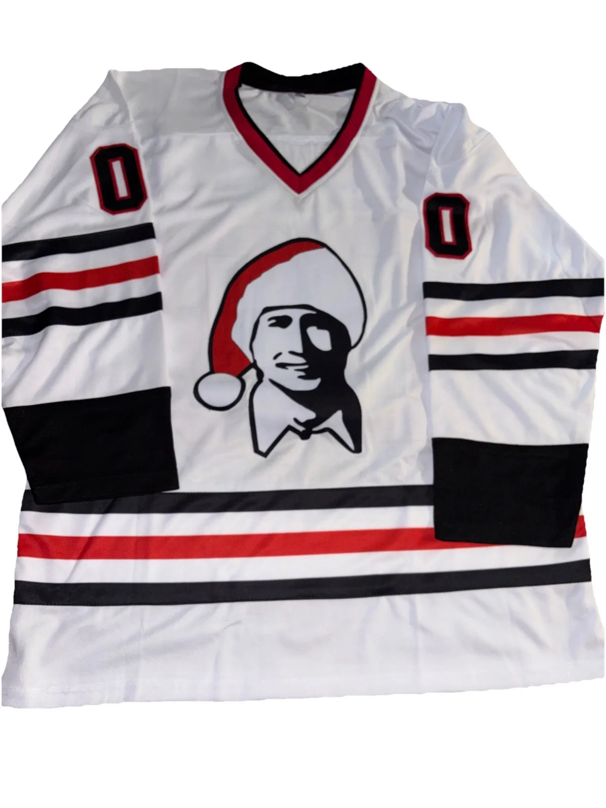 chevy chase — Chevy Chase Signed "Christmas Vacation" Blackhawks Jersey JSA COA Griswold Movie, image 4