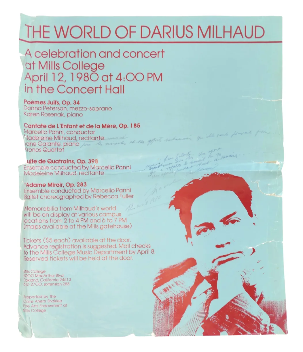 Milhaud, Darius. (1892–1974) IMPORTANT ARCHIVE, image 3