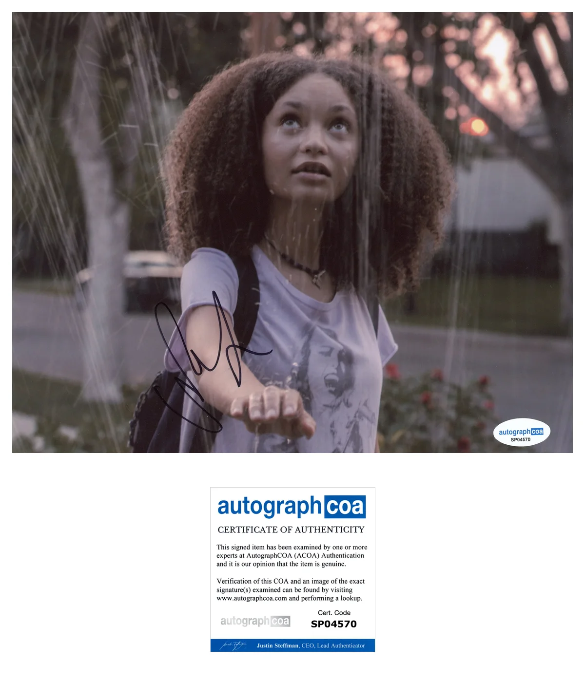 Nico Parker Last of Us Autographed Signed 8x10 Photo ACOA, image 2