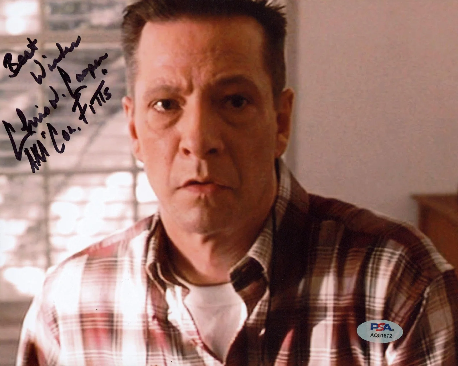 Chris Cooper — Chris Cooper American Beauty "AKA Col. Fitts" Signed 8x10 Photo PSA/DNA #AQ51672