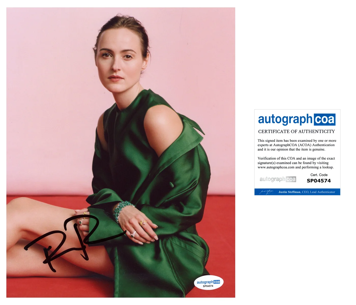Renate Reinsve Sexy Autographed Signed 8x10 Photo ACOA, image 2
