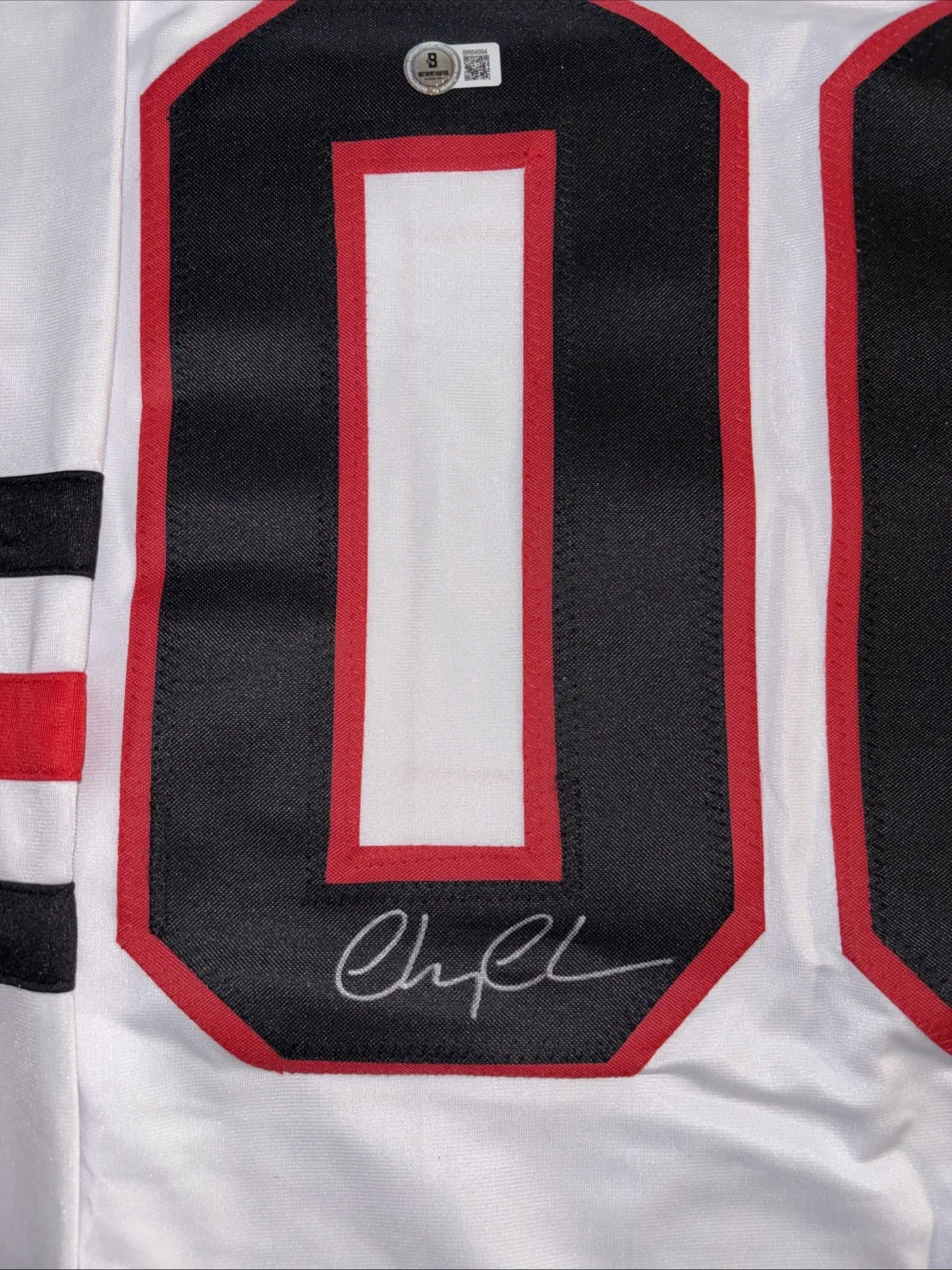 chevy chase — Chevy Chase Signed "Christmas Vacation" Blackhawks Jersey BAS COA Beckett Movie, изображение 2