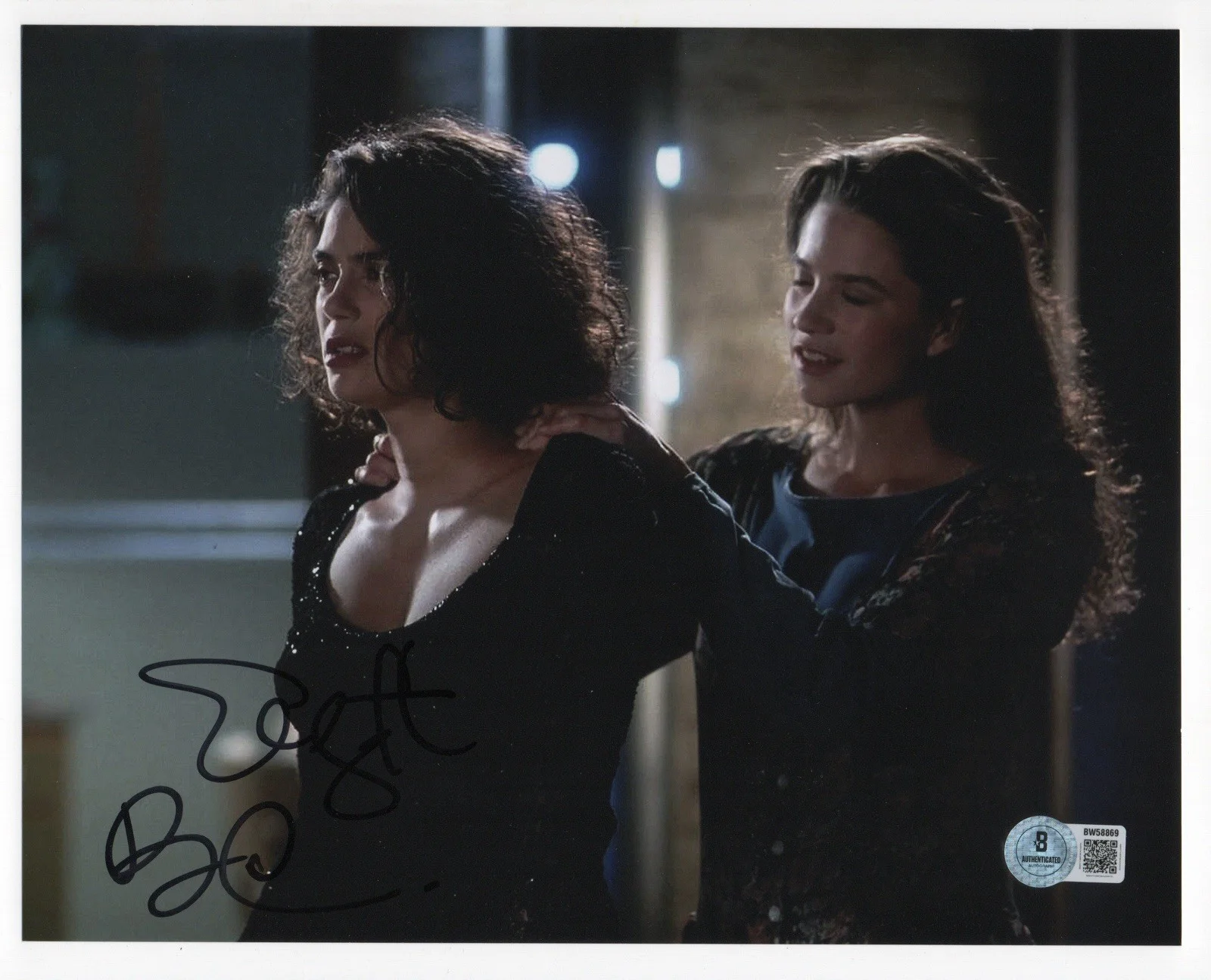 Elizabeth Barondes — Elizabeth Barondes autographed signed 8x10 photo Beckett BAS COA Sexy Hot Oscar