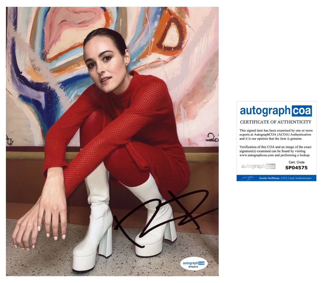 Renate Reinsve Sexy Autographed Signed 8x10 Photo ACOA, image 2