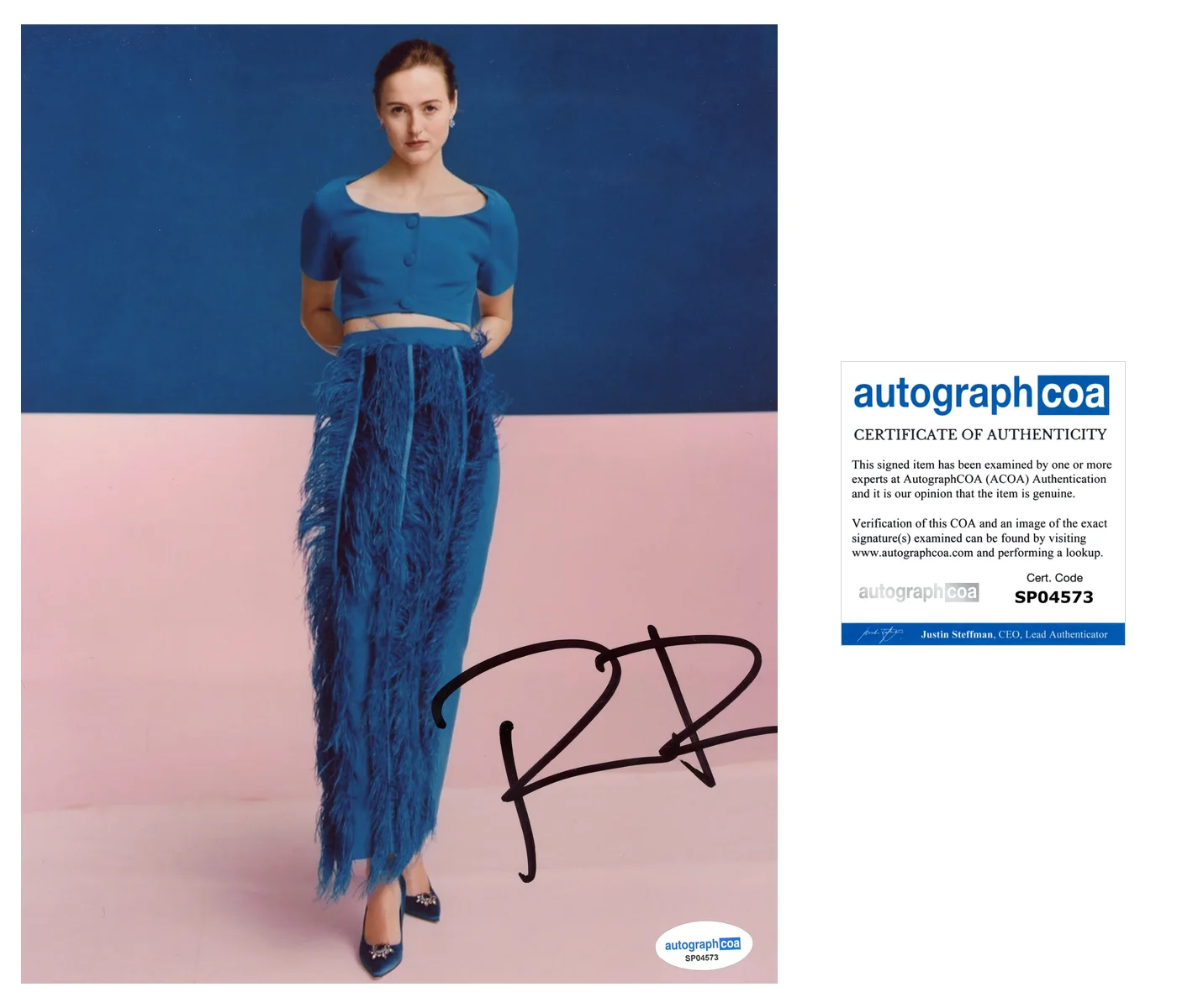 Renate Reinsve Sexy Autographed Signed 8x10 Photo ACOA, image 2