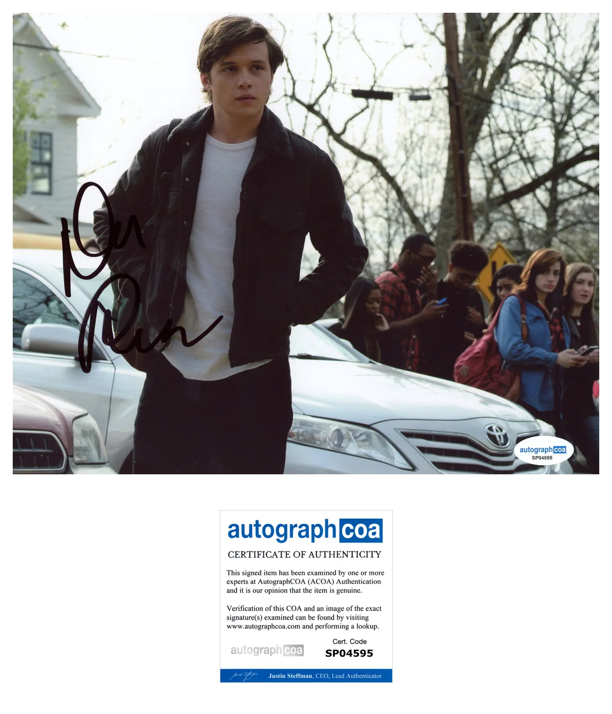 Nick Robinson Love Simon Autographed Signed 8x10 Photo ACOA, image 2