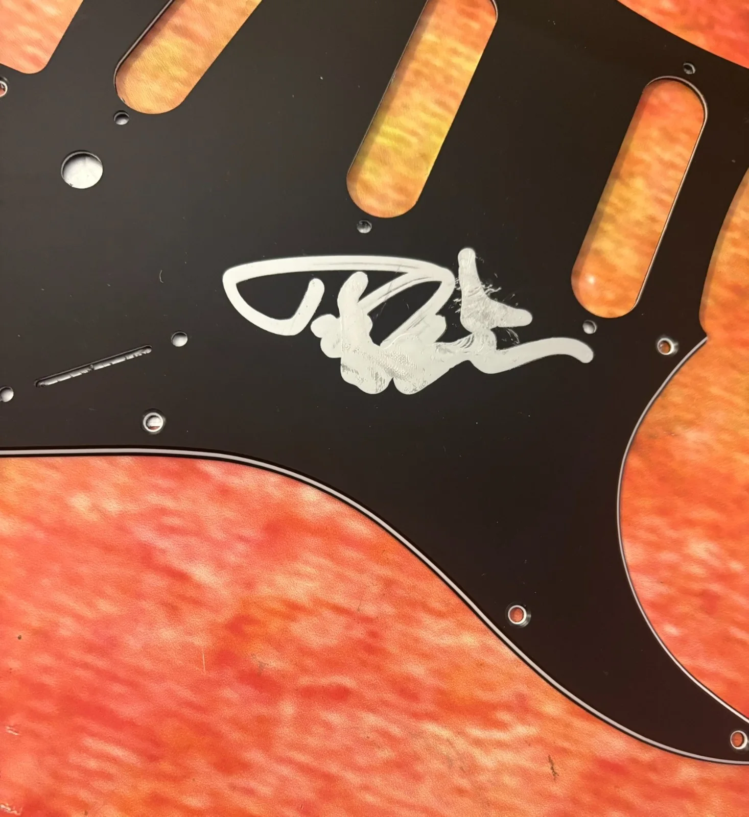 GFA All That Remains Band * JASON RICHARDSON * Signed Electric Pickguard COA, image 2