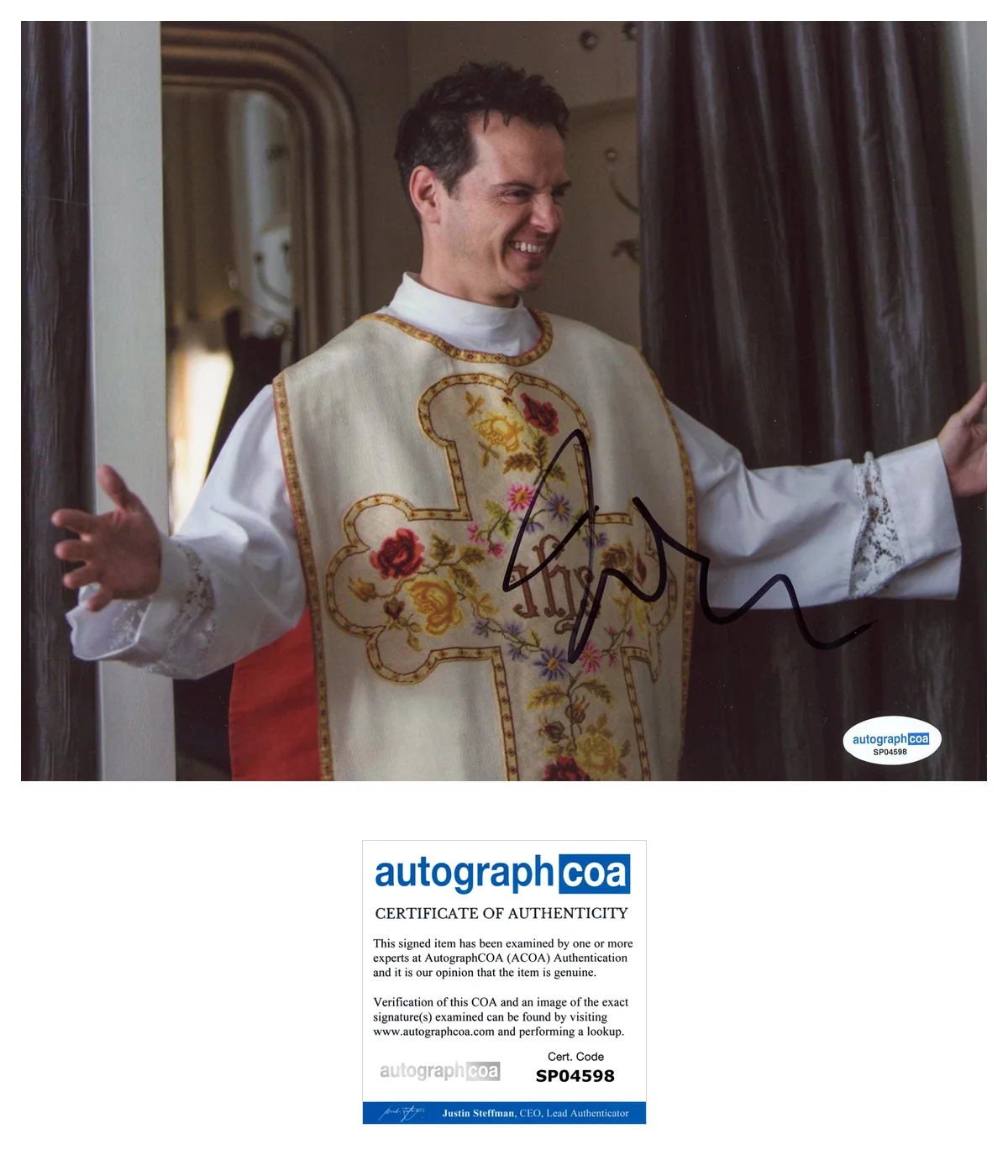 Andrew Scott Fleabag Autographed Signed 8x10 Photo ACOA, image 2