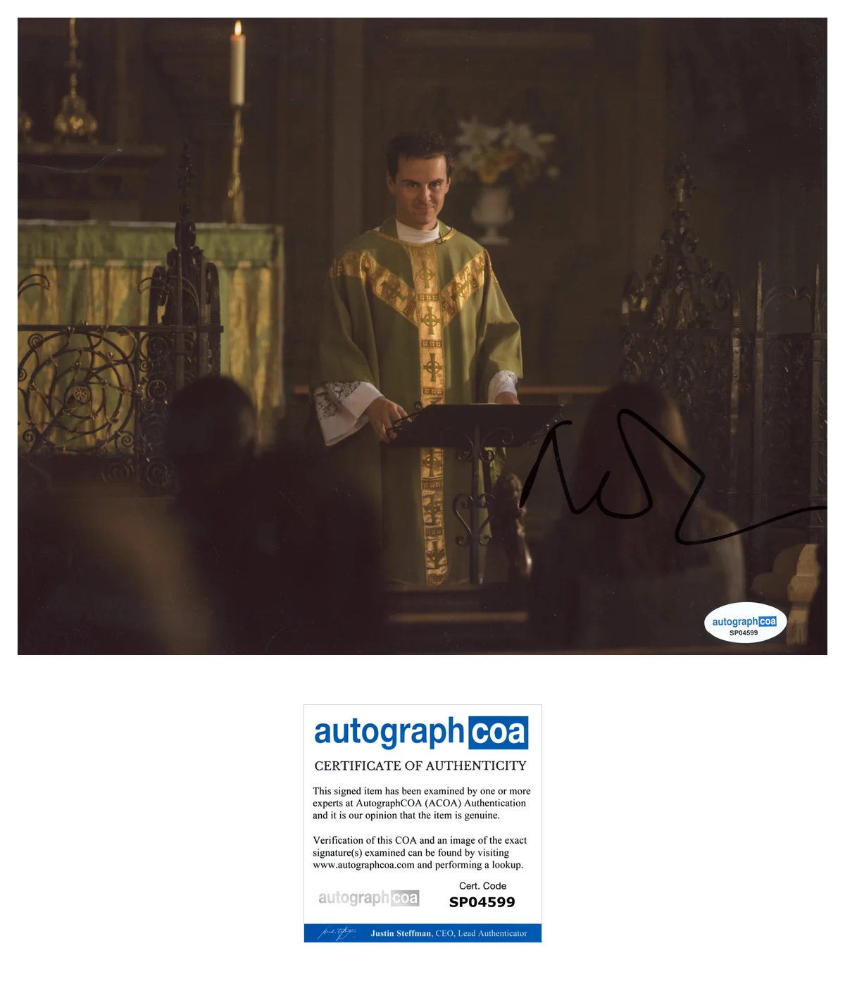 Andrew Scott Fleabag Autographed Signed 8x10 Photo ACOA, image 2