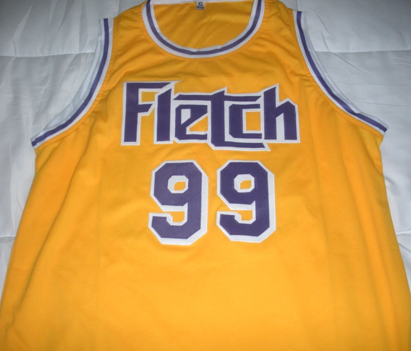 CHEVY CHASE FLETCH FAMOUS ACTOR YELLOW BECKETT/COA SIGNED JERSEY, изображение 2