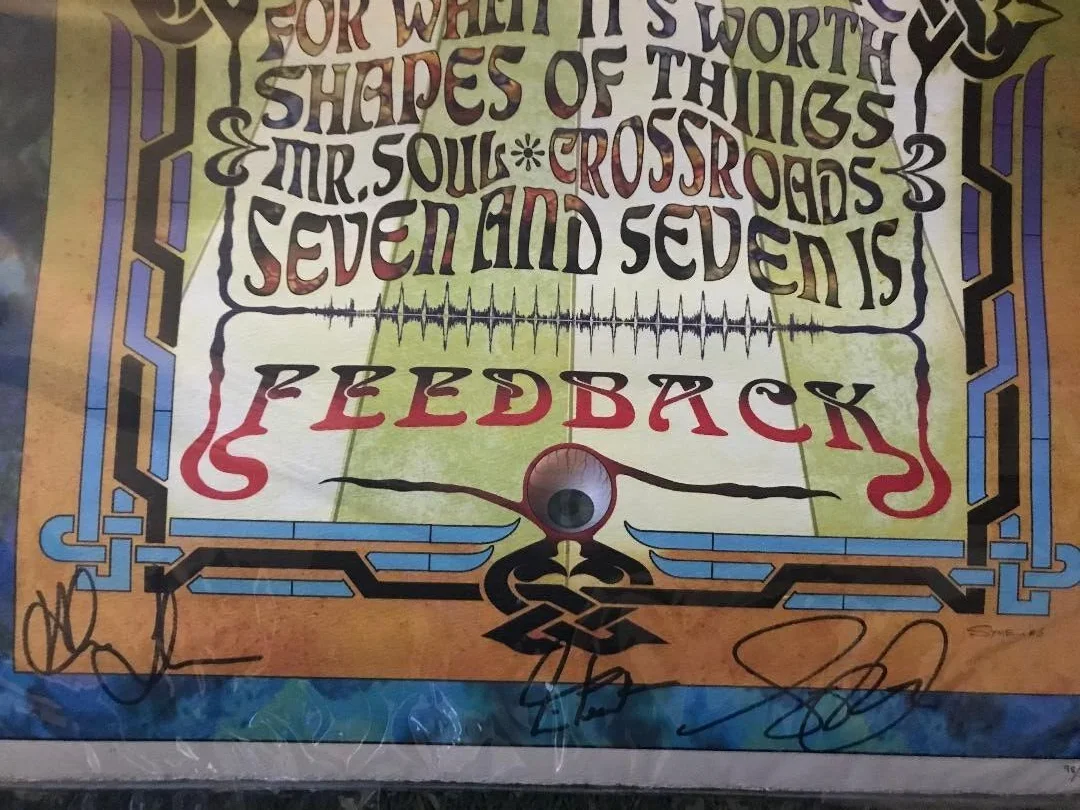 RUSH FULLY SIGNED FEEDBACK LITHO X3 (149/500) COA ROGER EPPERSON VERY NICE SIGS!, image 2