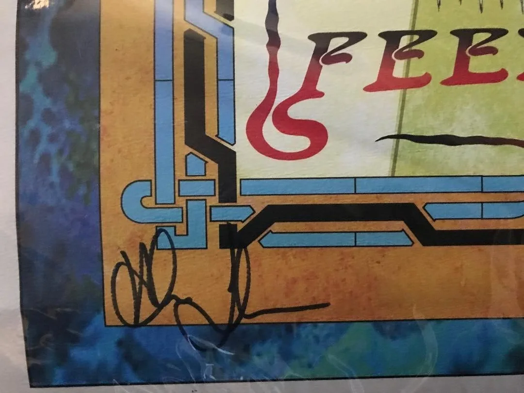 RUSH FULLY SIGNED FEEDBACK LITHO X3 (149/500) COA ROGER EPPERSON VERY NICE SIGS!, image 3