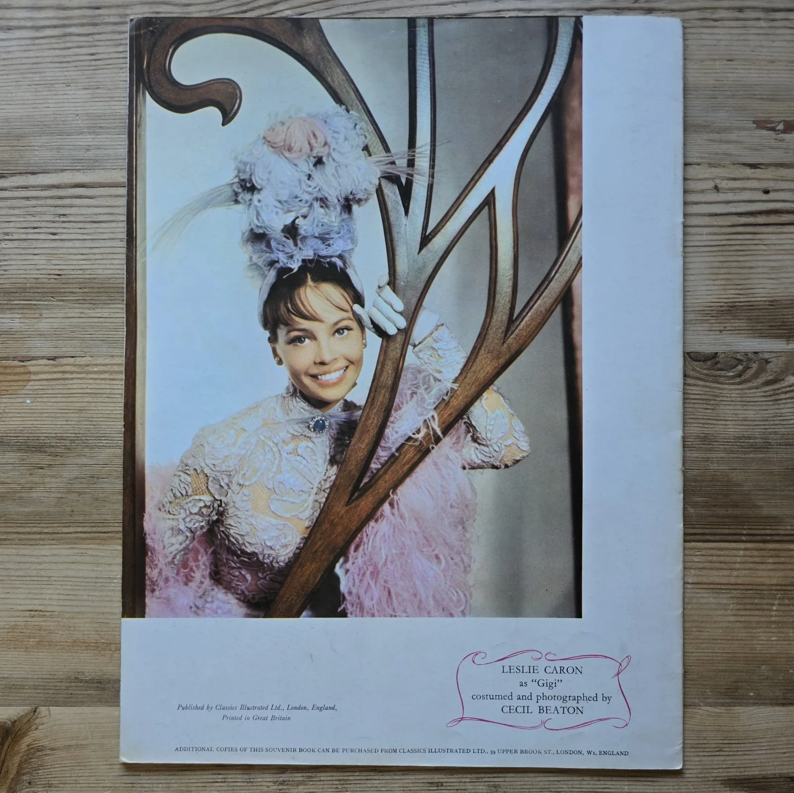 GIGI souvenir programme Leslie Caron Vincente Minnelli Maurice Chevalier MGM, изображение 2