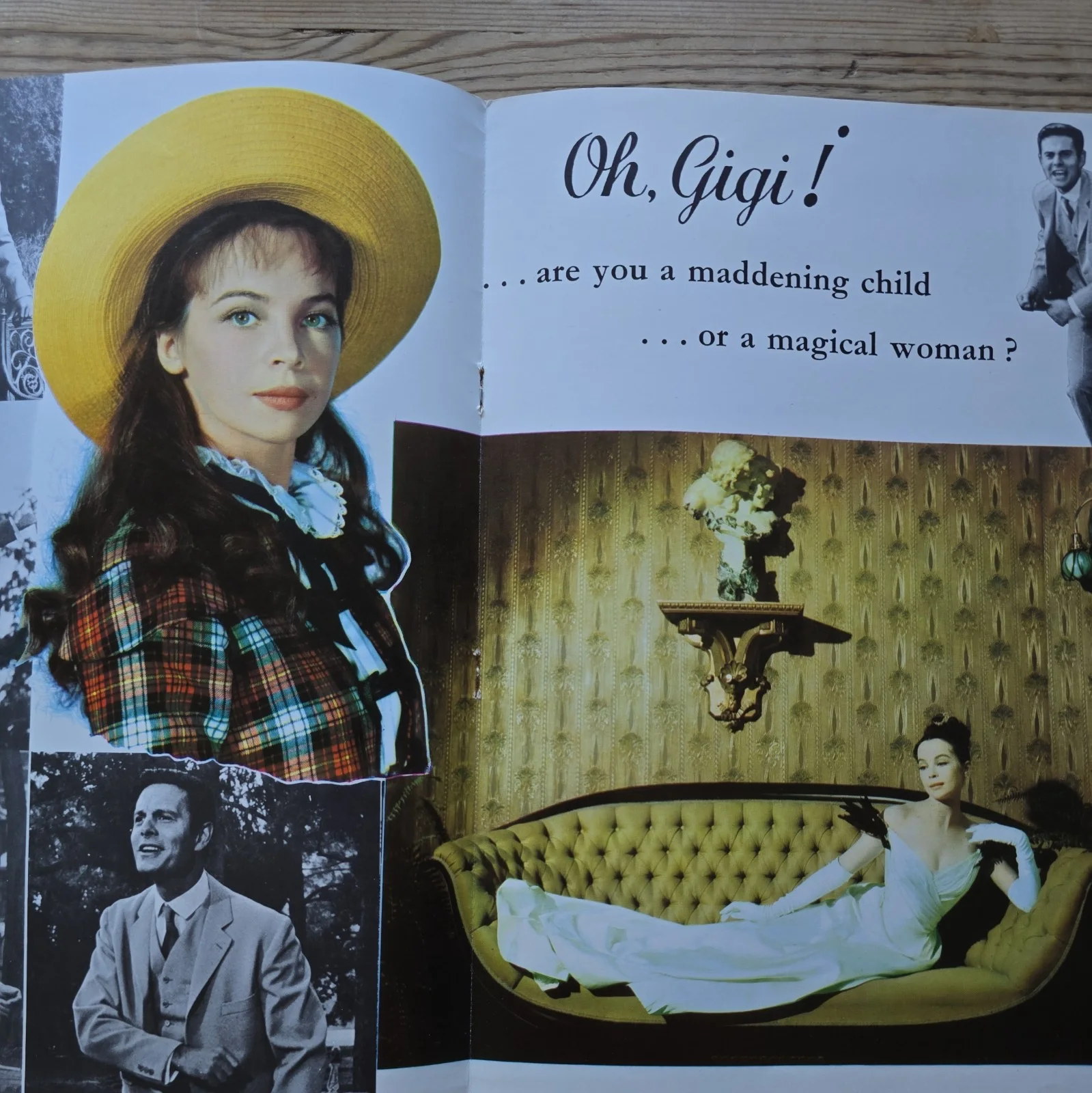 GIGI souvenir programme Leslie Caron Vincente Minnelli Maurice Chevalier MGM, изображение 5