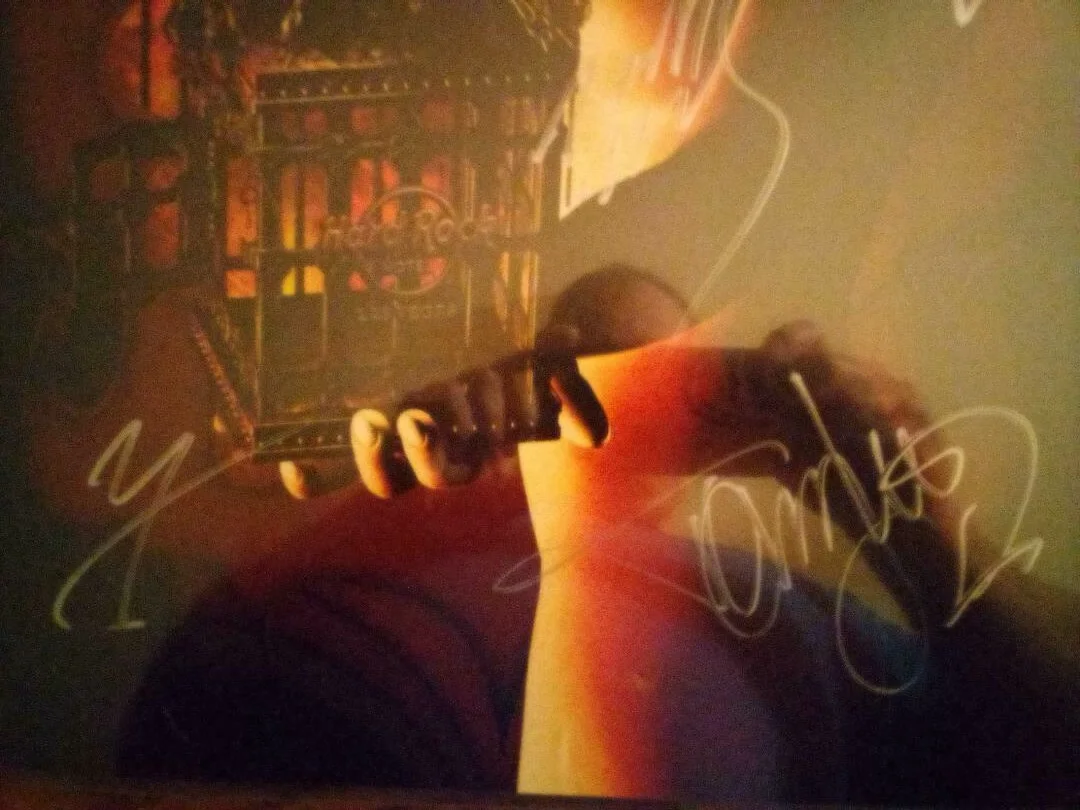 MOTLEY CRUE FULLY SIGNED HARDROCK CONCERT POSTER/ LITHO FULL COA ROGER EPPERSON, изображение 2