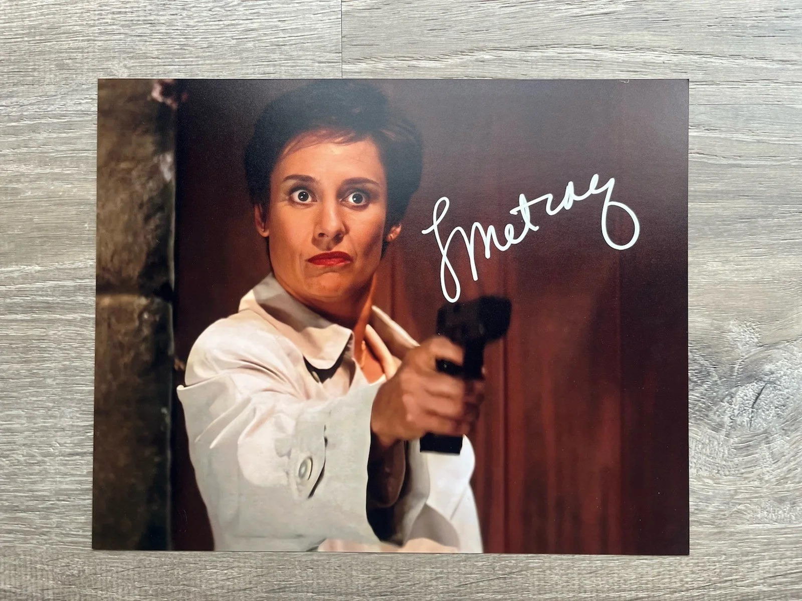 Laurie Metcalf — Laurie Metcalf Signed Scream 8x10 Photo Beckett COA Ghostface Mrs. Loomis, изображение 2