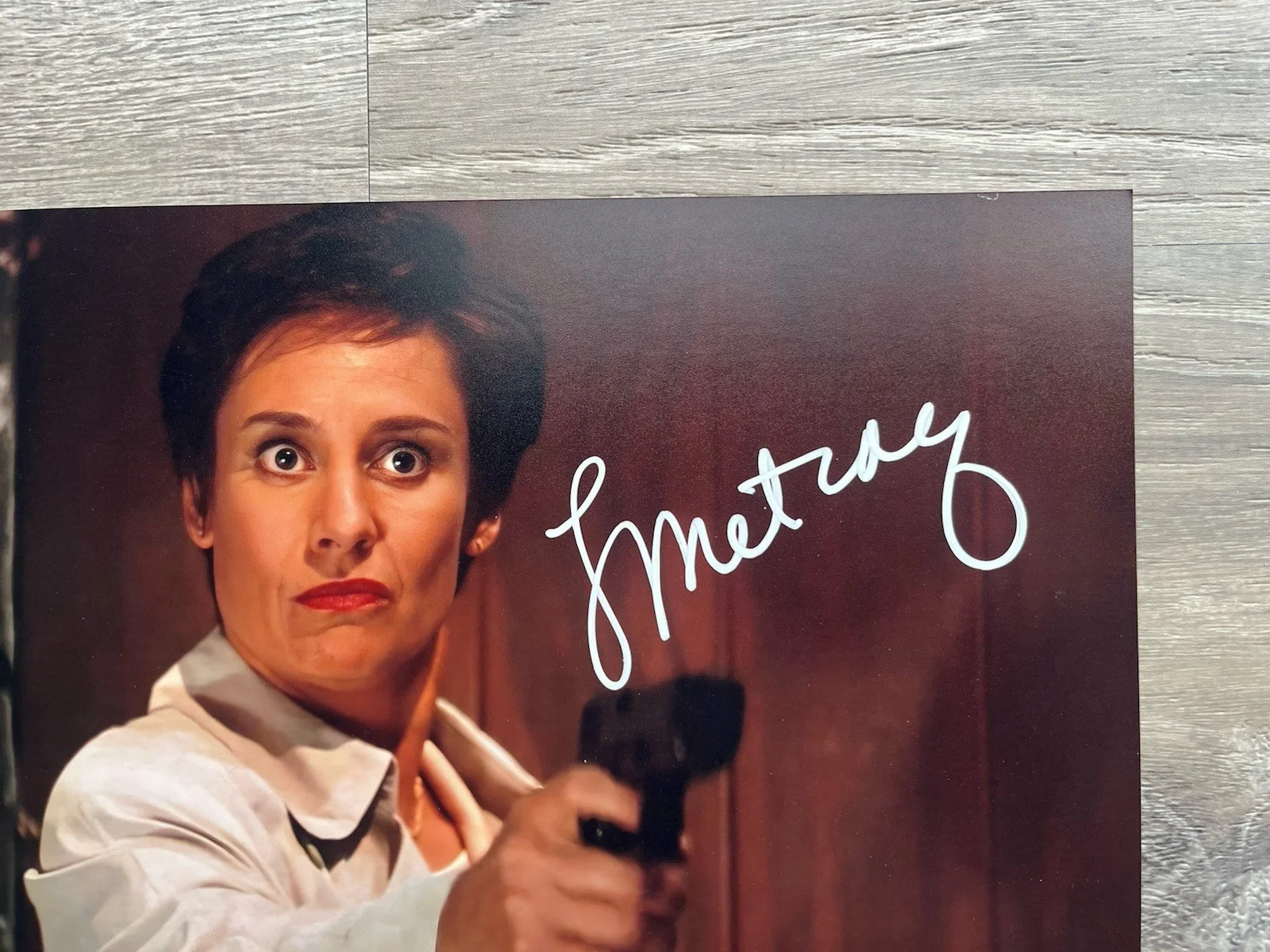 Laurie Metcalf — Laurie Metcalf Signed Scream 8x10 Photo Beckett COA Ghostface Mrs. Loomis, изображение 3