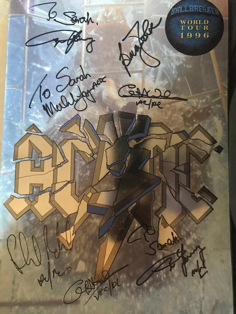 AC DC FULLY SIGNED BALLBREAKER TOUR PROGRAM X7 FULL COA ROGER EPPERSON NICE ITEM, image 5