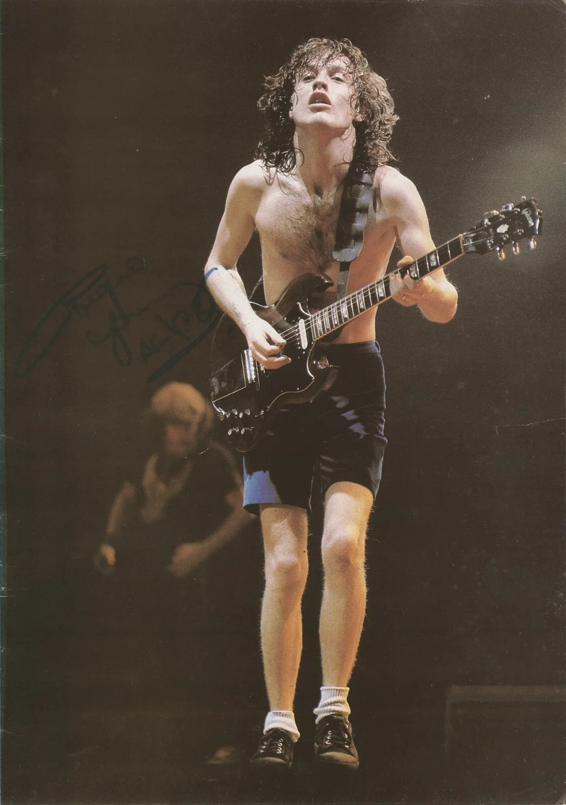 AC DC FULLY SIGNED FOR THOSE ABOUT TO ROCK TOUR PROGRAM X5 FULL COA ROGER EPPERS, image 2