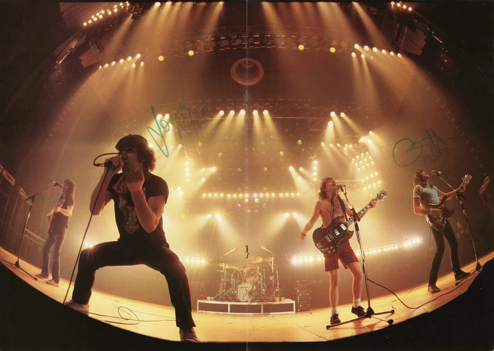 AC DC FULLY SIGNED FOR THOSE ABOUT TO ROCK TOUR PROGRAM X5 FULL COA ROGER EPPERS, image 4