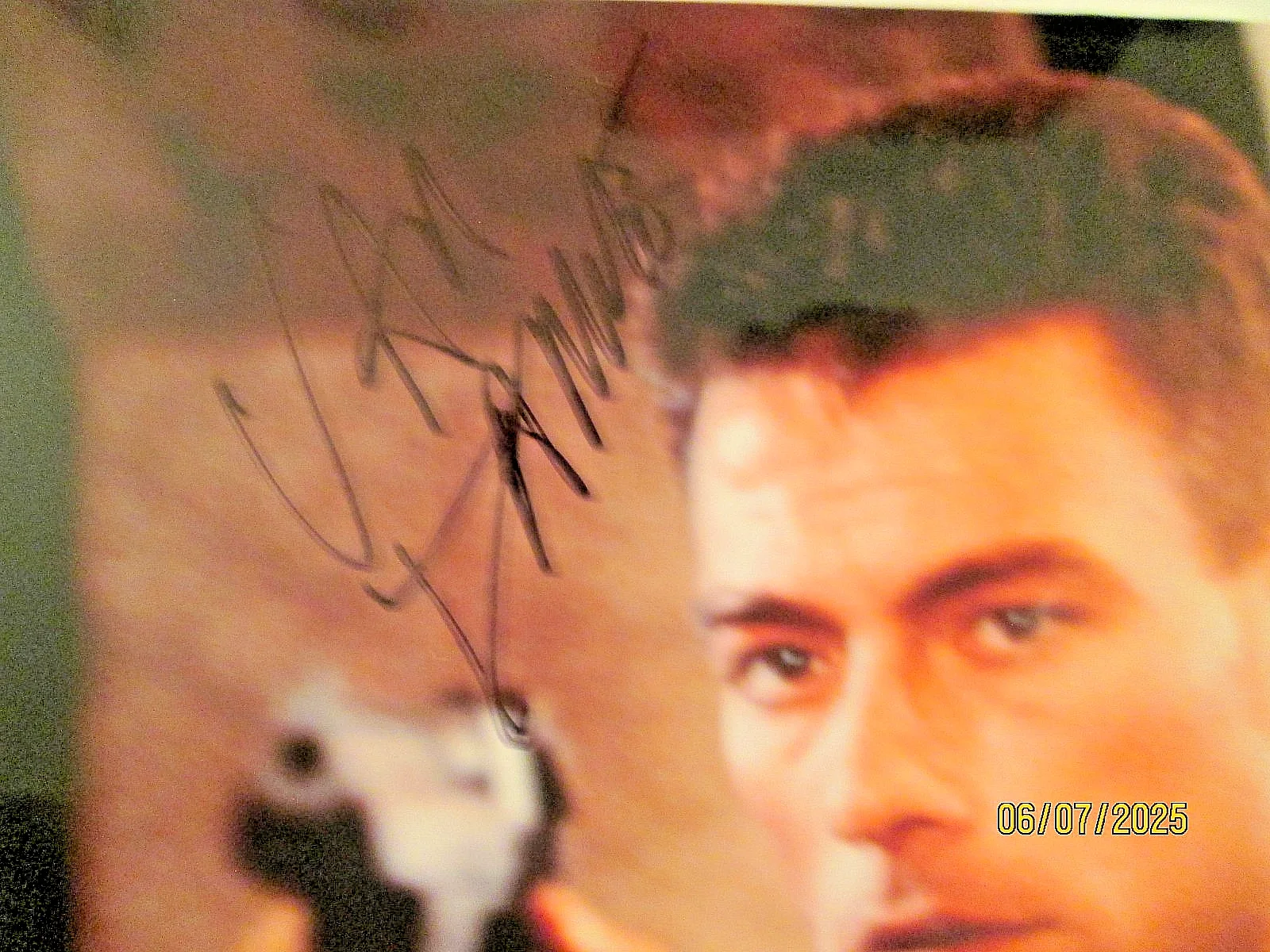 JEAN CLAUDE VAN DAMME : ACTOR (UNIVERSAL SOLDIER) ORIGINAL AUTOGRAPH PHOTO, изображение 2
