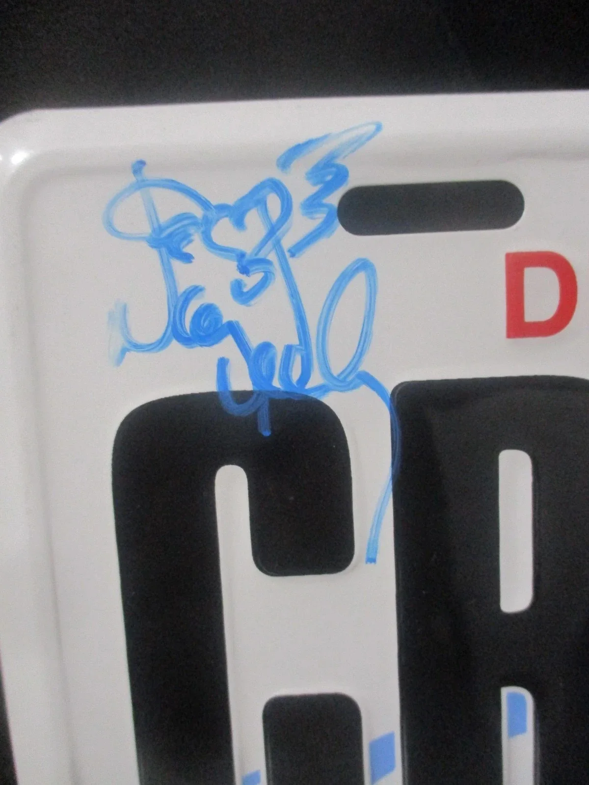 NANCY WILSON HEART AUTHENTIC SIGNED/AUTOGRAPHED RARE CRAZY ON YOU LICENSE PLATE, изображение 4