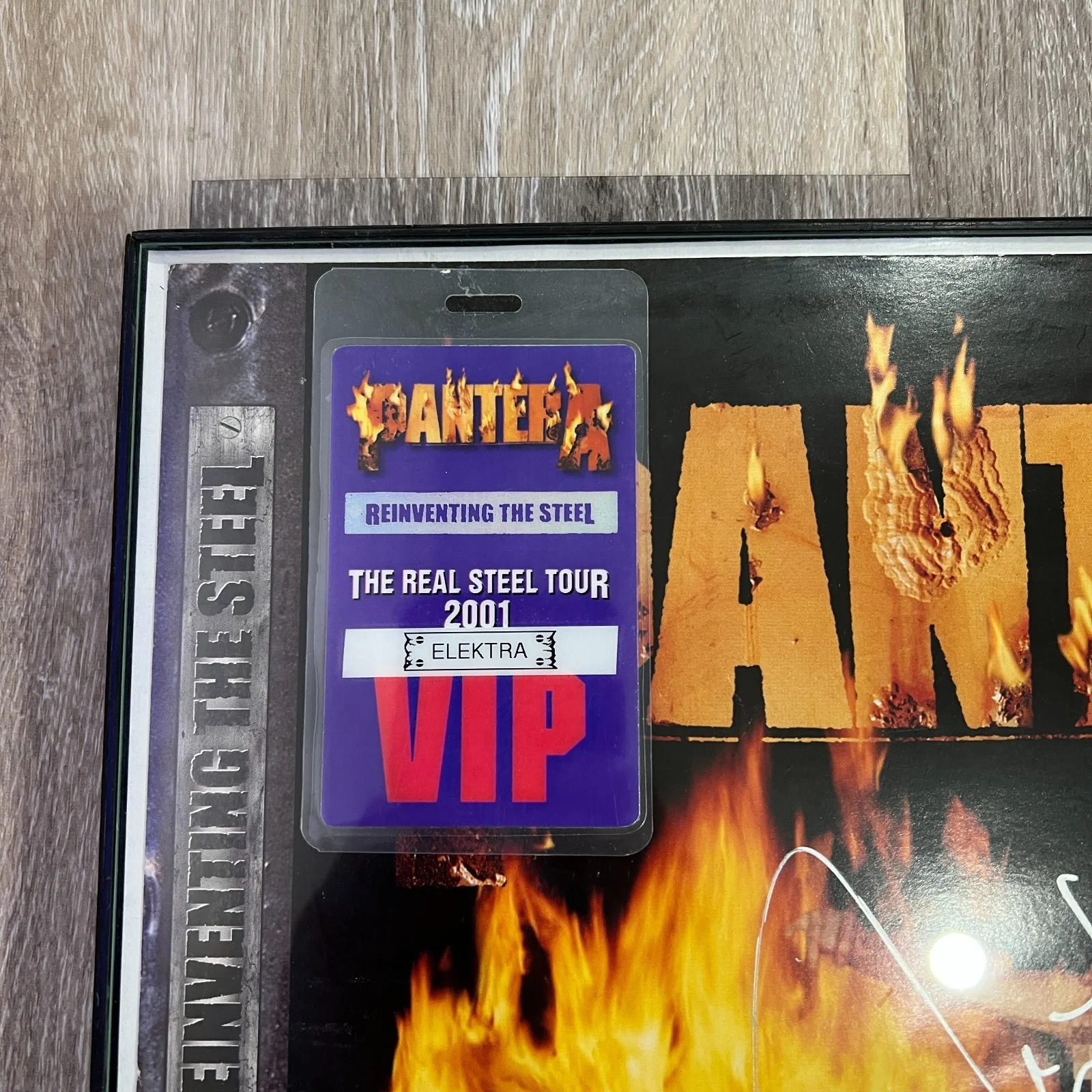 Pantera Signed Autographed Collage - Dimebag (x3) / Anselmo / Paul / Brown [JSA], image 3