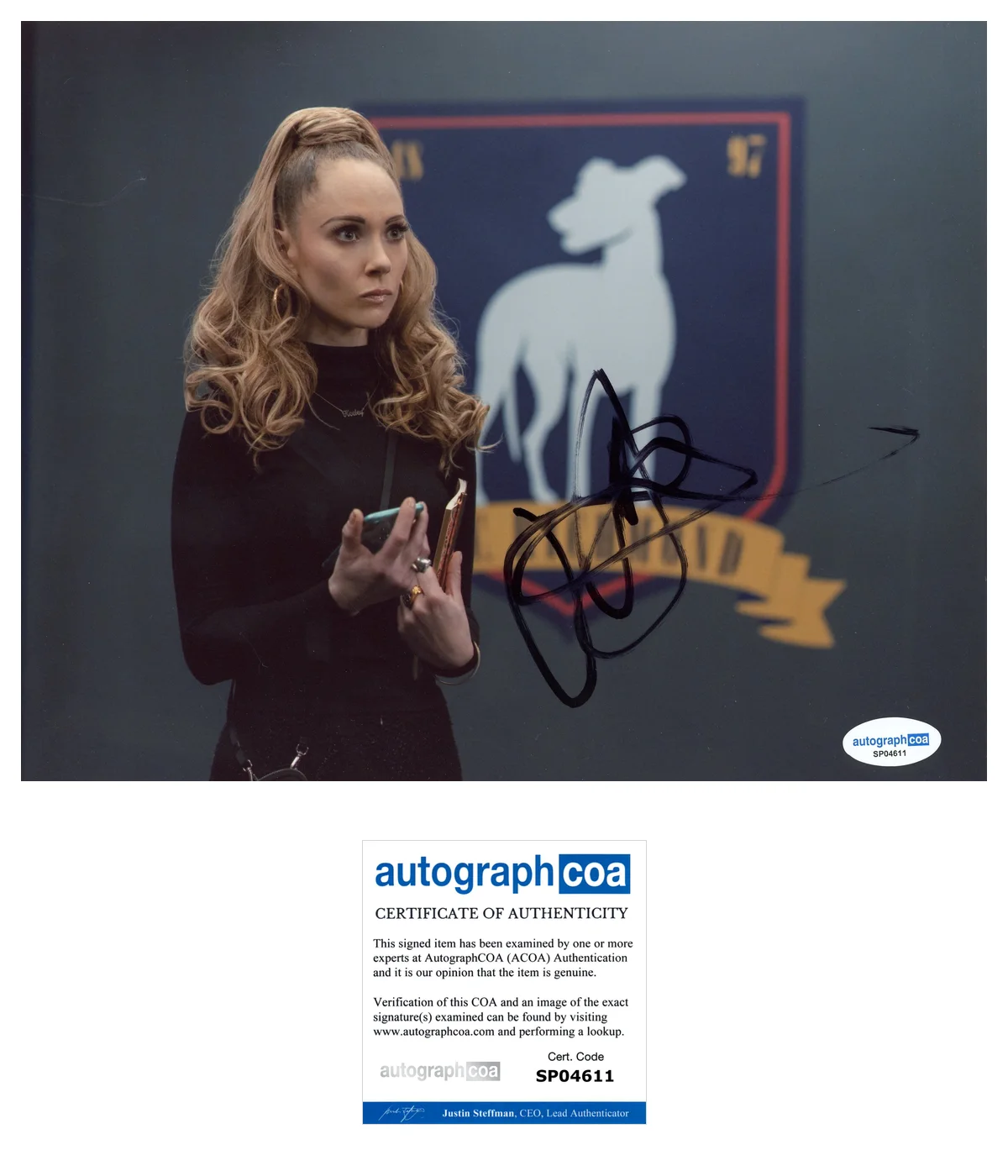 Juno Temple Ted Lasso Autographed Signed 8x10 Photo ACOA, image 2