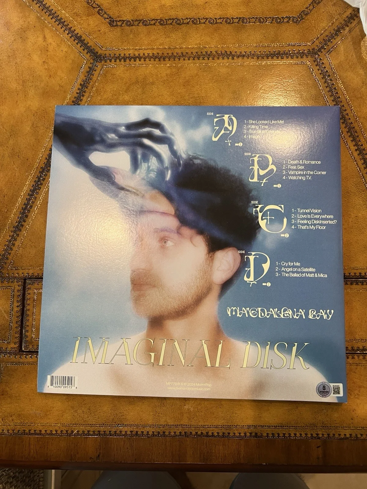 MAGDALENA BAY IMAGINAL DISK SIGNED VINYL MATTHEW LEWIN BAS COA, image 2