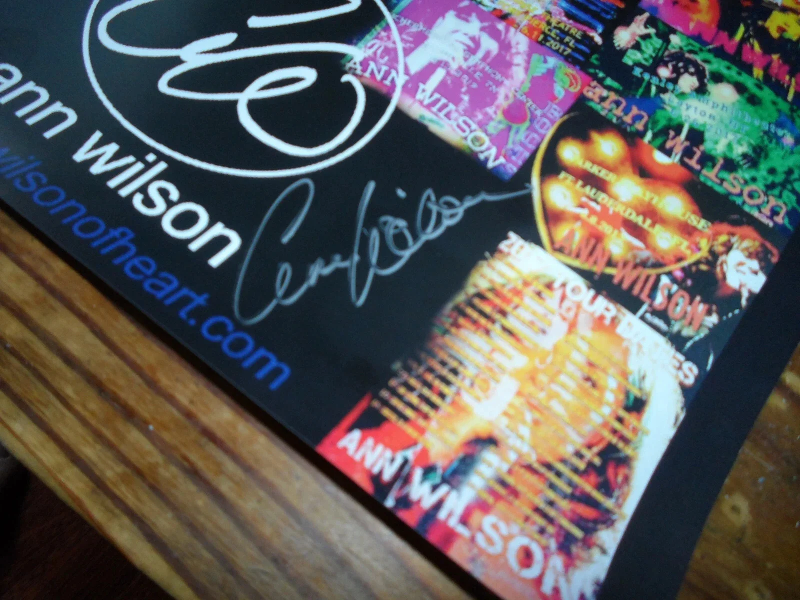 ANN WILSON HEART AUTHENTIC SIGNED/AUTOGRAPHED 11X17 POSTER, image 2