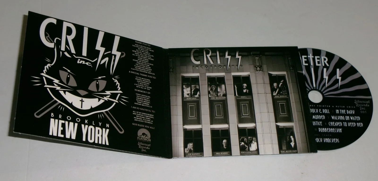 Peter Criss The New Peter Criss CD SIGNED JSA CERT Black Cover, image 3
