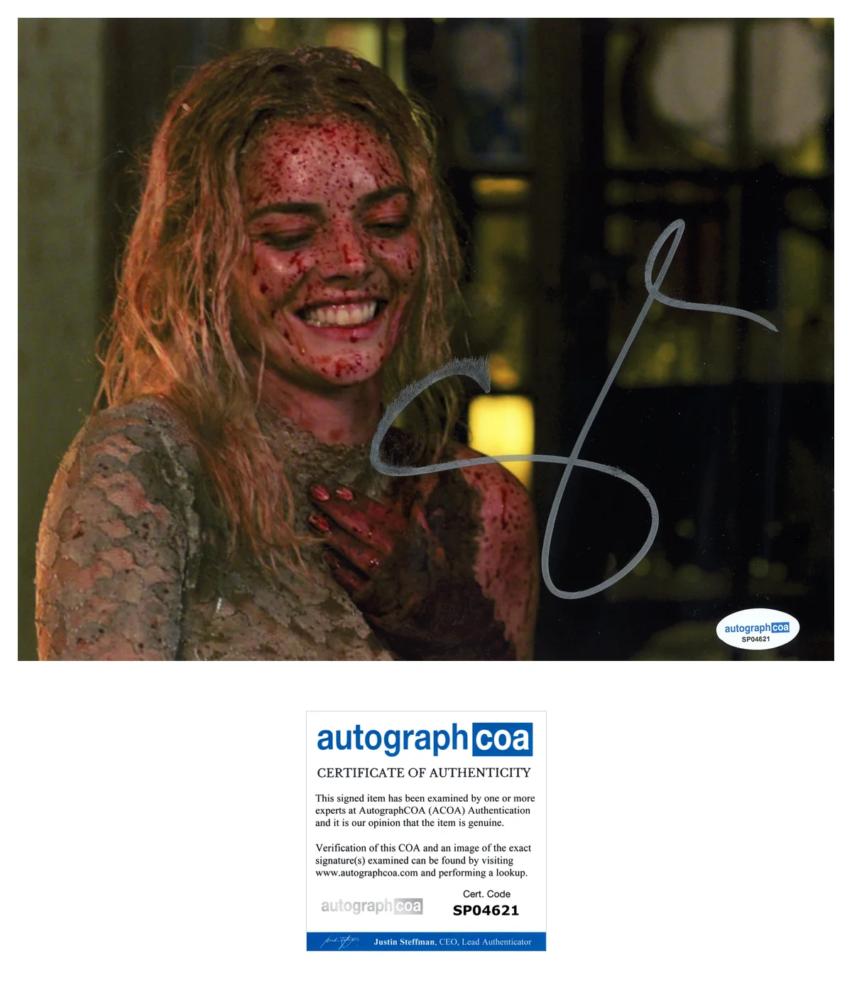 Samara Weaving Ready or Not Autographed Signed 8x10 Photo ACOA, image 2