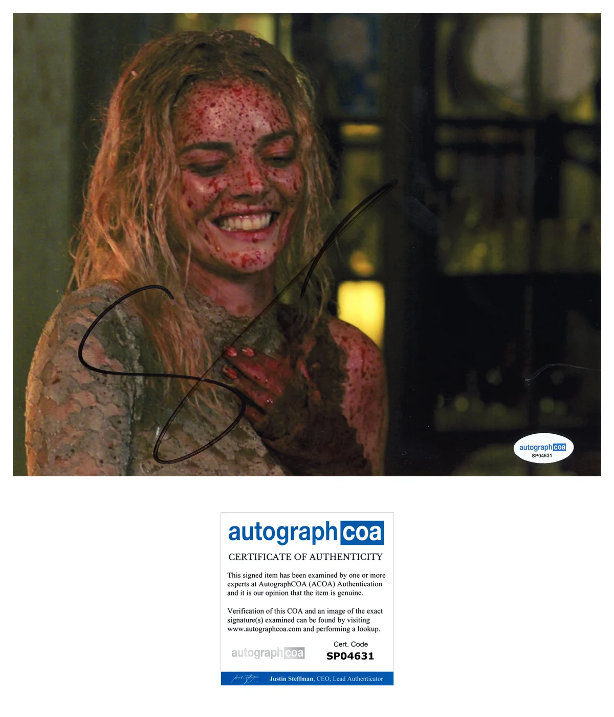 Samara Weaving Ready or Not Autographed Signed 8x10 Photo ACOA, image 2