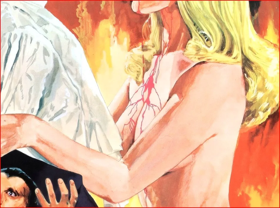 Lust For A Vampire 1971 Hammer Horror Restored 27.2" x 41" US One Sheet Poster, изображение 4