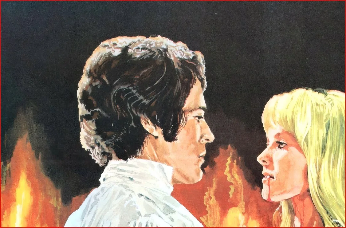Lust For A Vampire 1971 Hammer Horror Restored 27.2" x 41" US Poster, изображение 3