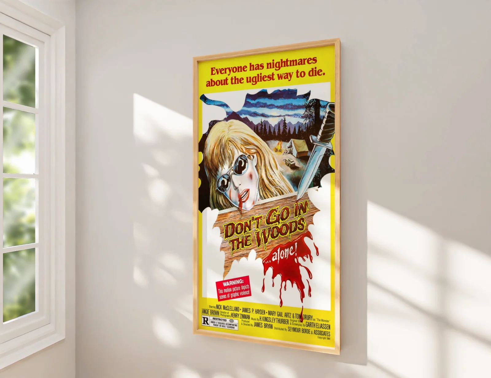 Don't Go In The Woods 1981 Horror Restored 27.2" x 41" US One Sheet Poster, image 2