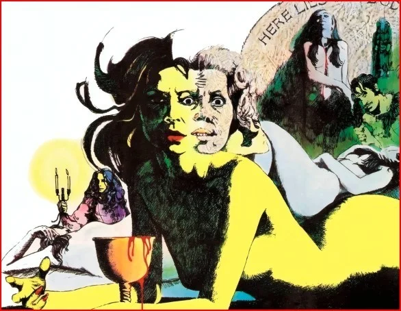 Countess Dracula 1971 Hammer Horror Restored 27.2" x 41" US One Sheet, image 5