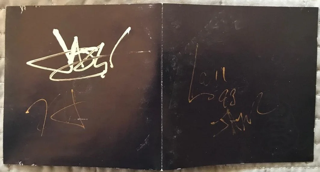 METALLICA FULLY SIGNED BLACK CD X4 FULL COA METALLIGRAPHS RARE ITEM!!, изображение 2