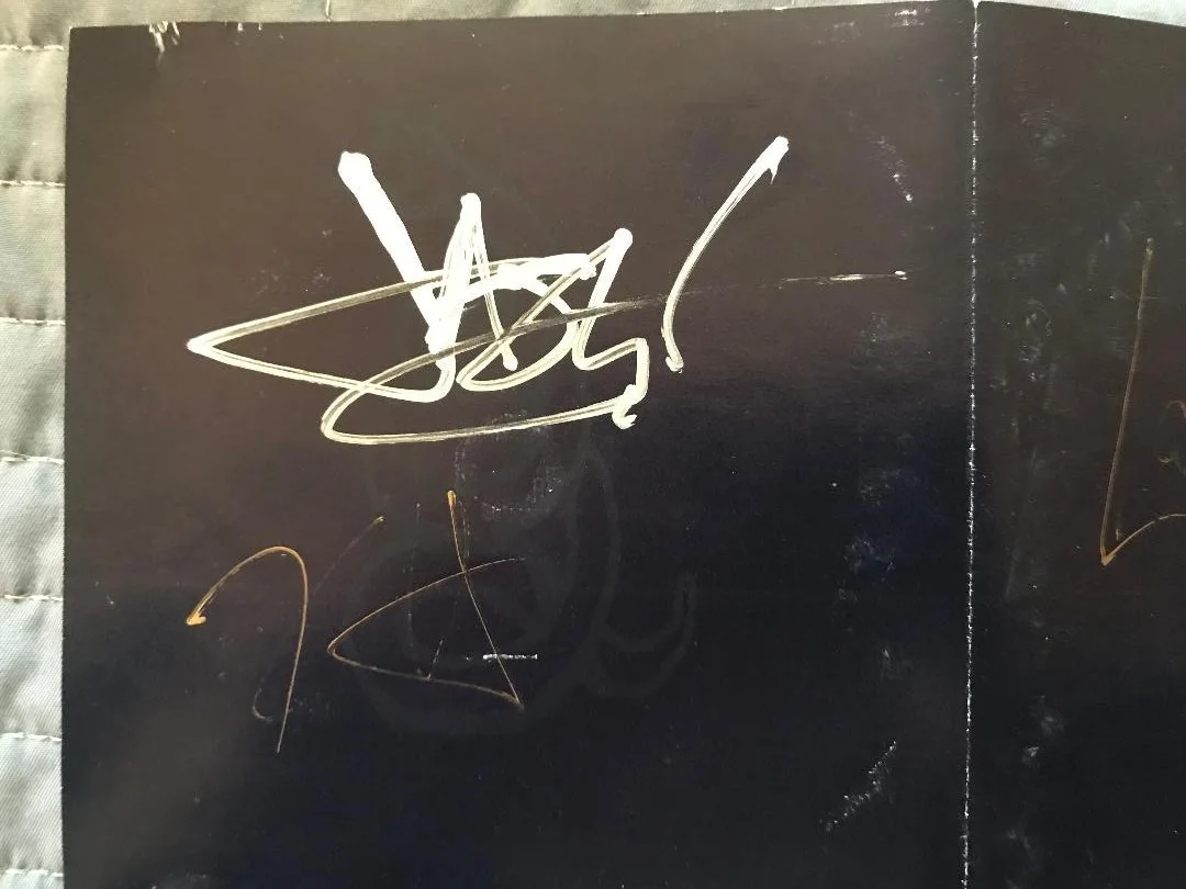 METALLICA FULLY SIGNED BLACK CD X4 FULL COA METALLIGRAPHS RARE ITEM!!, изображение 4