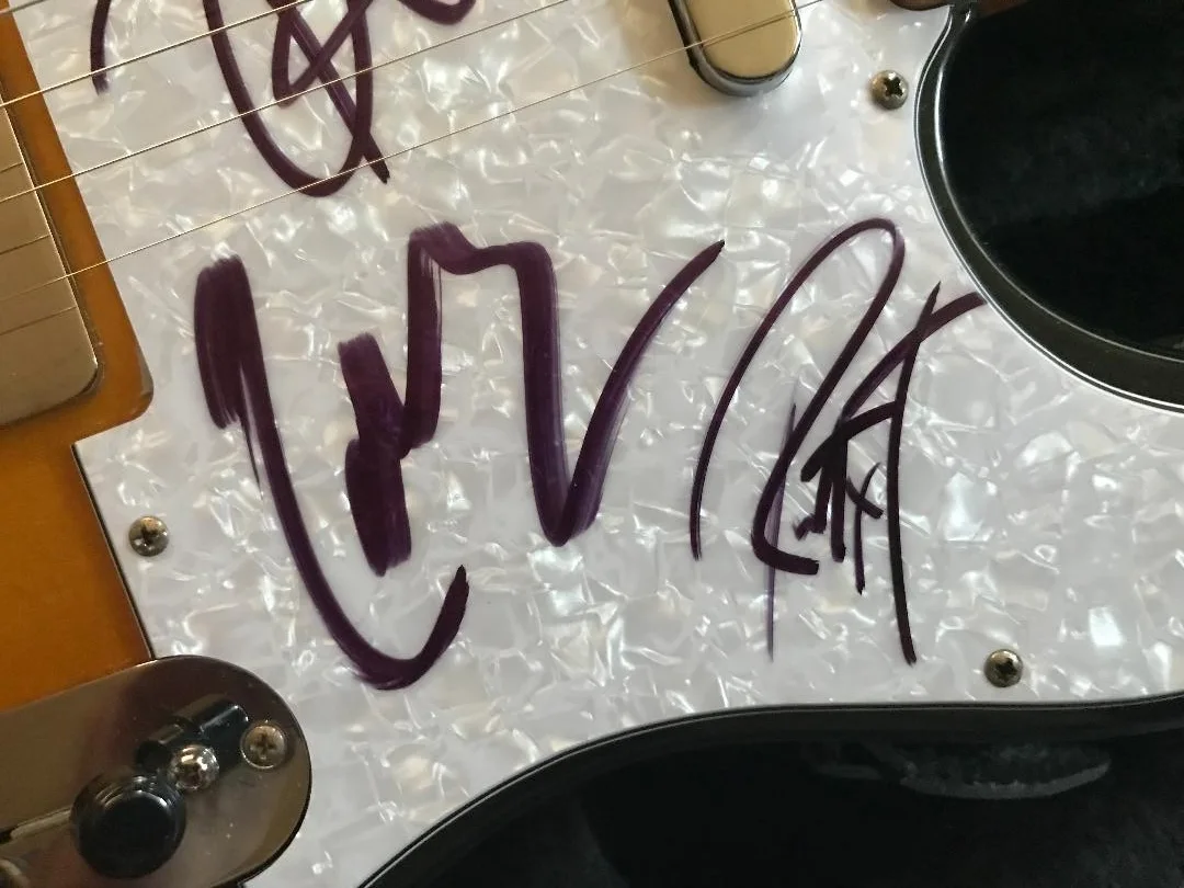 METALLICA FULLY SIGNED GUITAR X4 FULL COA ROGER EPPERSON! BEAUTIFUL SIGNATURES!!, image 3