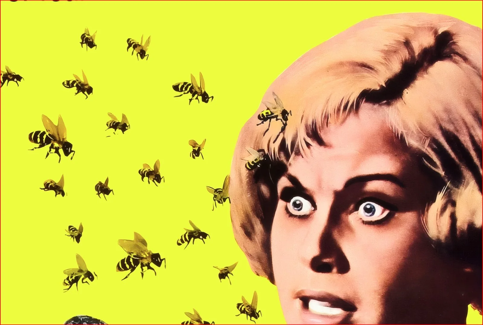 The Deadly Bees - 1967 Amicus Horror / Fantasy Restored 27.2" x 41" US One Sheet, изображение 4