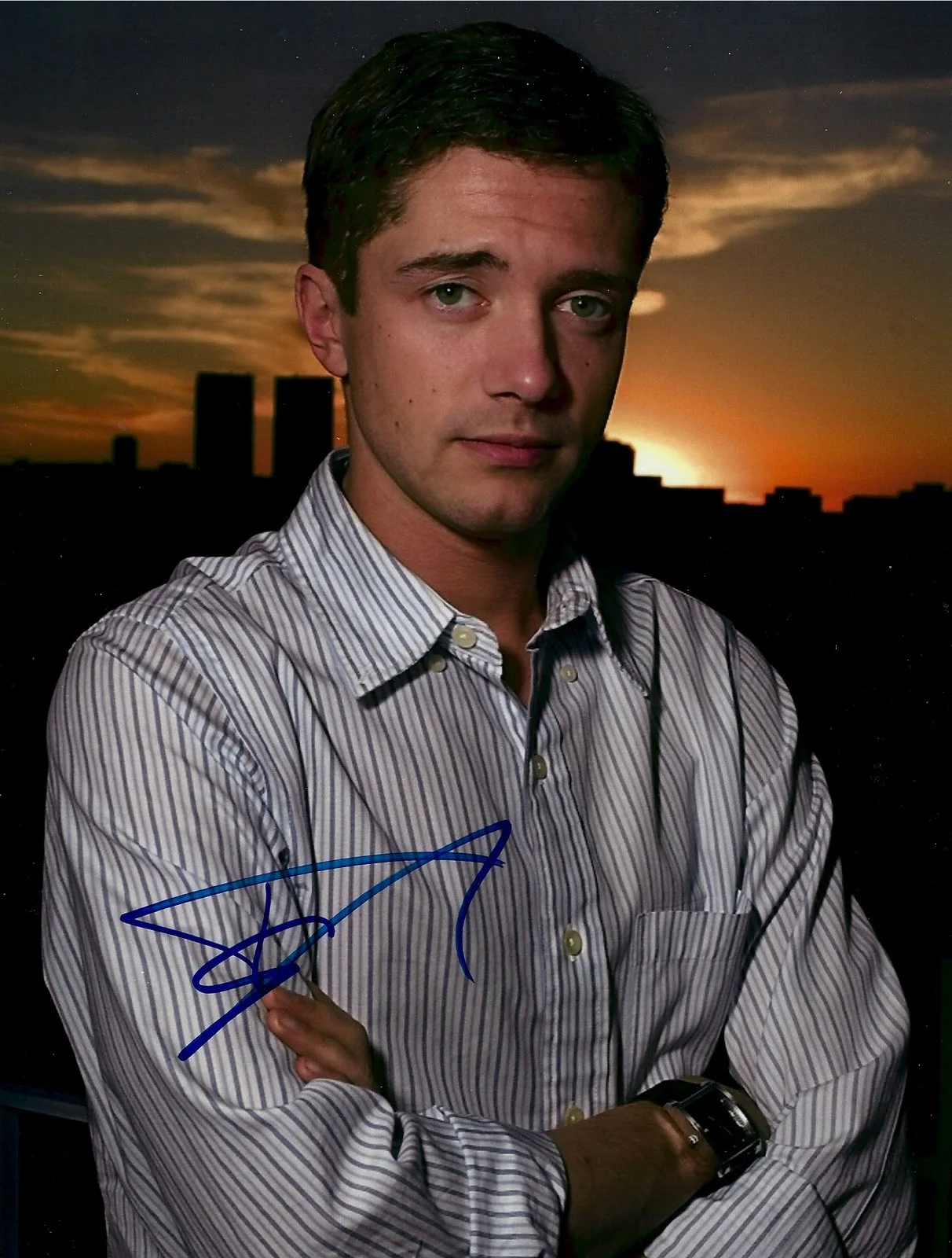 Topher Grace — Topher Grace signed 8x10 photo. in person Proof - That '70 Show