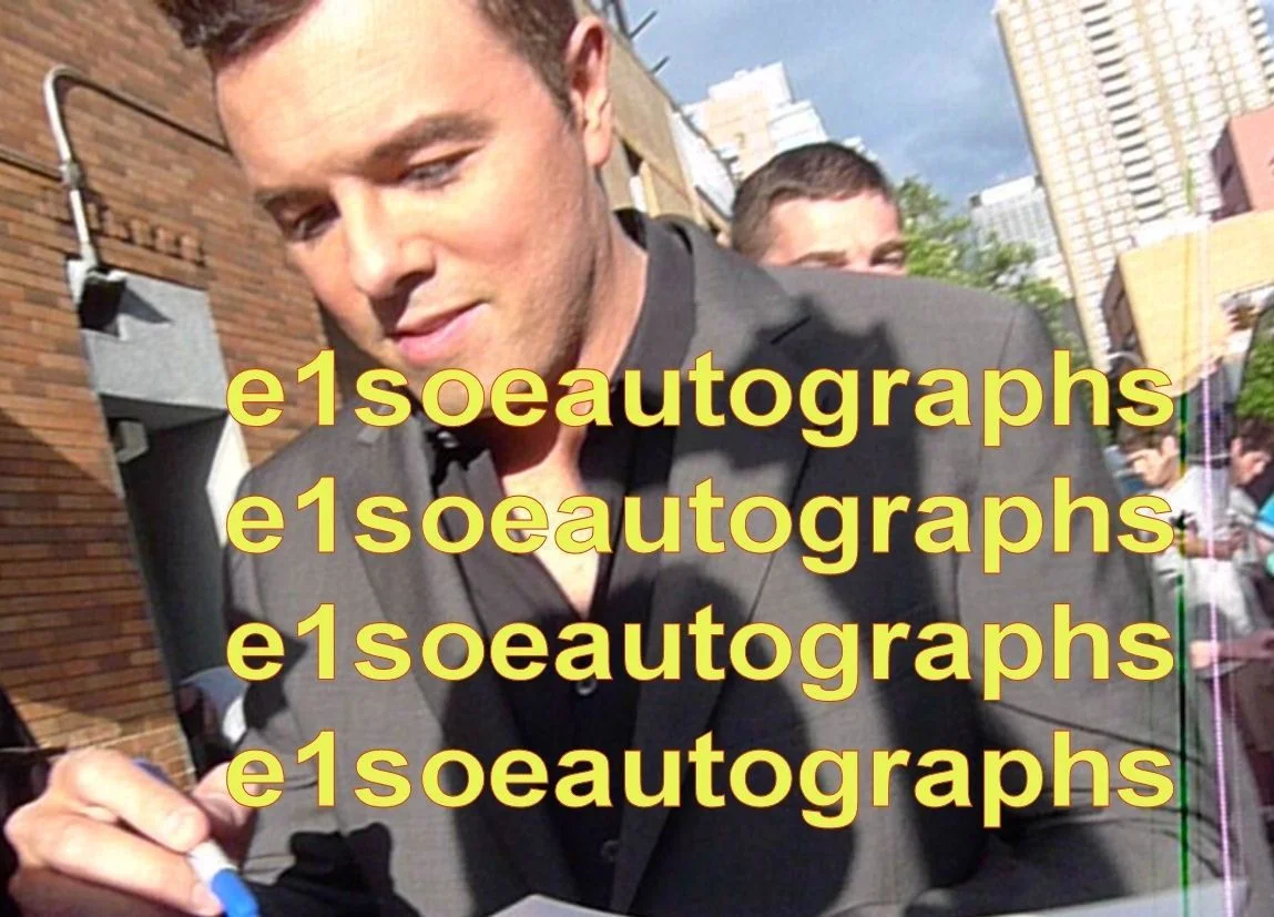 Seth Macfarlane — Seth MacFarlane signed 8x10 Photo - Proof - Family Guy, Ted, Stewie, изображение 2