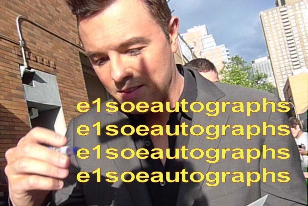 Seth Macfarlane — Seth MacFarlane signed 8x10 Photo - Proof - Family Guy, Ted, Stewie, изображение 3
